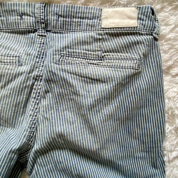 Design Lab company vintage blue and white cotton striped pants, women’s size 26 - Picture 13 of 16